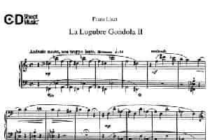 La Lugubre Gondola S.200（Ⅱ） 钢琴乐谱