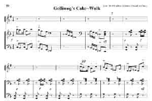 Golliwog's Cake-Walk（小号+钢琴伴奏） 铜管乐器谱