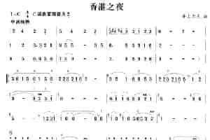 香港之夜 笛箫乐谱