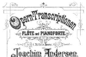 Opern-Transcriptionen.Op.45-1（长笛+钢琴伴奏） 长笛乐谱