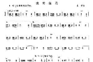 我的骏马 笛箫乐谱