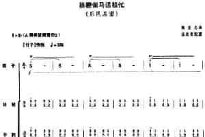 扬鞭催马运粮忙（乐队总谱） 乐器谱