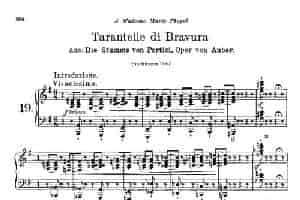 Tarantelle De Bravour 钢琴乐谱