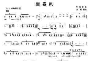 望春风 笛箫乐谱