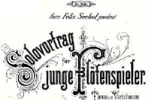 Solovortrag fur junge Flotenspieler.Op.47（长笛+钢琴伴奏） 长笛乐谱