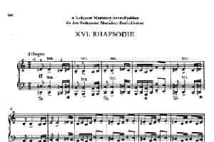 Rhapsodies 钢琴乐谱
