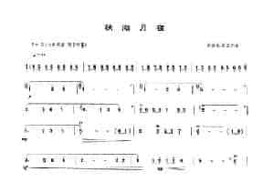 秋湖月夜 笛箫乐谱