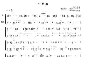 一剪梅（箫+琵琶） 琵琶乐谱