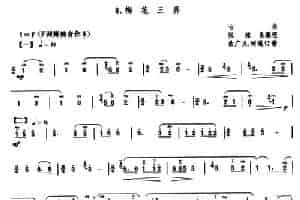 梅花三弄（张维良整理版） 笛箫乐谱