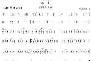 天涯 笛箫乐谱