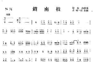 锁南枝（唢呐） 乐器谱