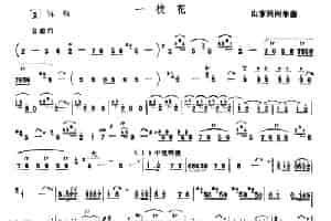 一枝花（唢呐谱、山东民乐版） 乐器谱