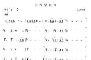 云深情也深 笛箫乐谱