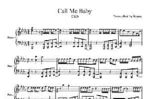 Call Me Baby（叫我） 钢琴乐谱