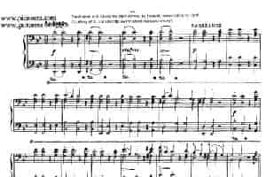 Sarabande & Chaconne（萨拉班德和恰空） 钢琴乐谱