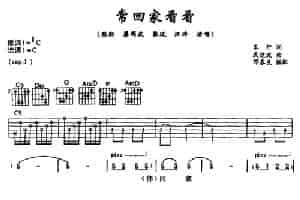 常回家看看 吉他乐谱
