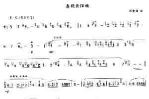 春晓岳阳楼 笛箫乐谱