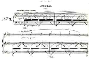 李斯特音乐会练习曲 S144（3 叹息 降D大调 S144 Un sospiro Db major） 钢琴乐谱