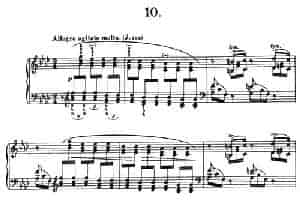 12 Etudes d'execution Transcendante S.139（12首超技练习曲·10） 钢琴乐谱