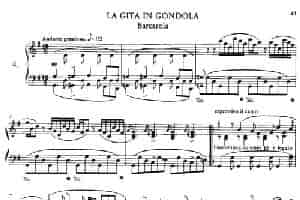Soirées Musicales S.424（《音乐晚会（全12首）》第4首） 钢琴乐谱