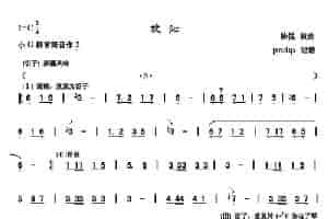 欢沁 笛箫乐谱