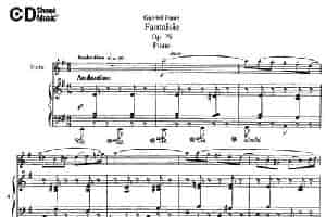 Fantaisie Op.79（幻想曲 作品79号）（长笛+钢琴伴奏） 长笛乐谱