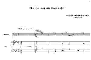 The Harmonious Blacksmith（巴松+钢琴伴奏） 铜管乐器谱