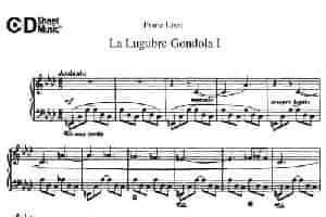 La Lugubre Gondola S.200（Ⅰ） 钢琴乐谱