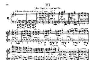 3首进行曲 S.426 No.3 钢琴乐谱