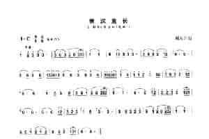 情深意长（大型音舞蹈史诗《东方红》选曲） 笛箫乐谱