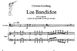 Los Bandidos（长号+钢琴） 铜管乐器谱
