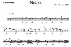 Mclibel（五重奏贝斯分谱） 乐器谱