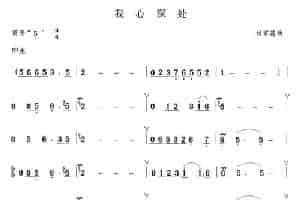 我心深处 笛箫乐谱