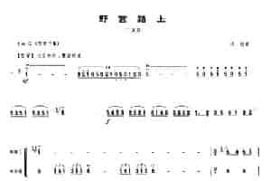 野营路上（梆笛二重奏） 笛箫乐谱