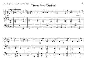 Theme from 'Jupiter' （小号+钢琴伴奏） 铜管乐器谱
