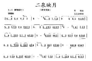 二泉映月（箫谱、王铁锤移植版） 笛箫乐谱