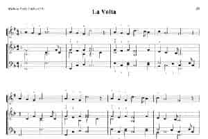 La Volta（小号+钢琴伴奏） 铜管乐器谱