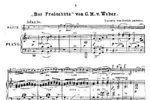 Opern-Transcriptionen.Op.45-7（长笛+钢琴伴奏） 长笛乐谱
