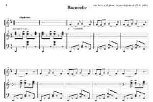 Bacarolle（小号+钢琴伴奏） 铜管乐器谱