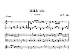 花儿与少年（春秋制谱版） 钢琴乐谱