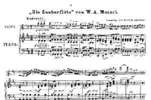 Opern-Transcriptionen.Op.45-8（长笛+钢琴伴奏） 长笛乐谱