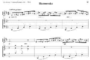 Humoreske（小号+钢琴伴奏） 铜管乐器谱