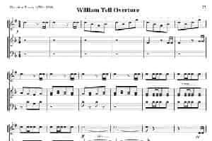 William Tell Overture（小号+钢琴伴奏） 铜管乐器谱
