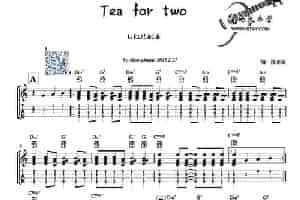 Tea for two（鸳鸯茶）（ukulele谱） 吉他乐谱
