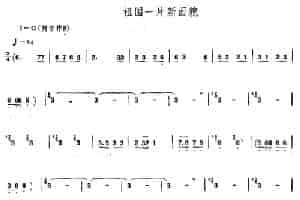 祖国一片新面貌（唢呐） 乐器谱