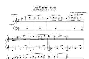 Les Marionnettes 钢琴乐谱