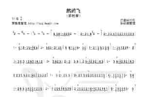 鹧鸪飞（箫谱） 笛箫乐谱