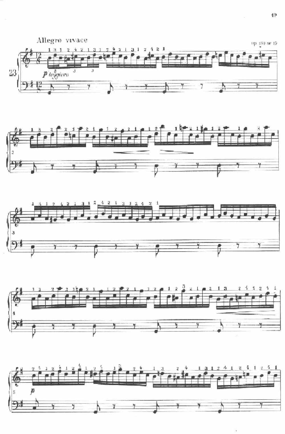 《车尔尼手风琴练习曲集》第Ⅱ册（第21——23首） 手风琴乐谱_第5张