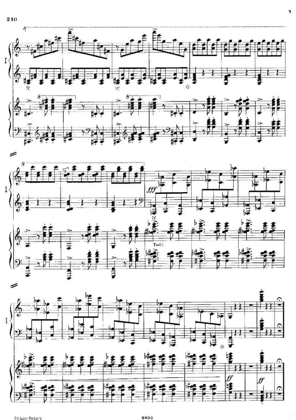 流浪者幻想曲（双钢琴） 钢琴乐谱_第39张