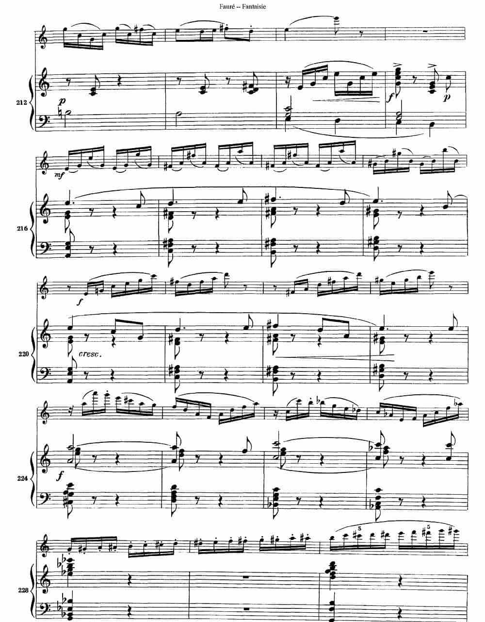 Fantaisie Op.79（幻想曲 作品79号）（长笛+钢琴伴奏） 长笛乐谱_第12张